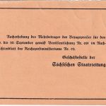 DR-Infla - Dreden 12.10.23 Gebühr bezahlt Zeitungssache/Nachnahme n. Gersdorf