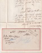 Württemberg - Alpirsbach 19 DEC 1863 L2 Nachnahmebrief n. Fluorn