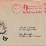 DR - Freudenstadt 1939 3 Pfg. AFS "Christofstaler Stoffe" Drucksache n. Mainz