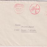 All.Bes. - Alpirsbach 1946 24 Pfg. AFS (Kytta-Werk) Brief n. Legau