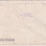 All.Bes. - Alpirsbach 1946 24 Pfg. AFS (Kytta-Werk) Brief n. Legau