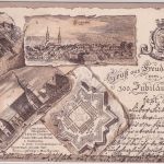 Württemberg - Freudenstadt 300j. Jubiläum sw-Mehrbild-AK gelaufen 1903