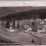 Württemberg - Buhlbach Luftkurort Ortsansicht sw-Foto-AK gelaufen 1963