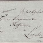 Württemberg - Kirchheim U.T. L1 Francobrief n. Leonberg ca. 1810