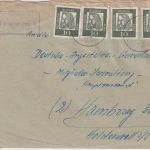 BRD - 7341 Kuchen-Fabrik Poststelle I Ra1 Brief Geislingen a.S. - Hamburg 1962