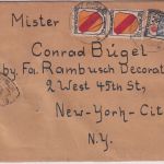 FZ-Allg. - G.C.D. Spitzoval-Zensurstempel Brief i.d. USA Maxdorf - NY 5.4.46