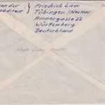 BRD - Tübingen 1961 Einschreibebrief i.d. CSSR - tschech. Devisenzensur - Retour