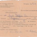 All.Bes. - Tübingen Bescheinigung/Erlaubnis Brennholz 17.12.45