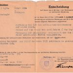 All.Bes. - Tübingen Entscheidung politische Säuberung Formular 15.11.1947