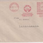 FZ/Württ. - Kirchentellinsfurt 1947 24 Pfg. AFS "Wagner Söhne Nähgarne" Brief