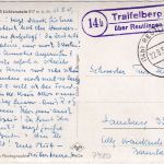 BRD - (14b) Traifelberg ü. Reutlingen Landpost-Ra2 Karte n. Hamburg 1959