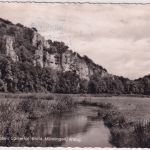 BRD - (14b) Indelhausen ü. Münsingen Landpost-Ra2 Karte n. Reutlingen 1961