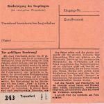 BRD - 2x1 M. Heuss + Notopfer Schnellpaketkarte ( 2 Pkte.) Trennfurt - Lohr 1955