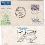Finnland - Lufthansa-Ost 1st-flight/zuleitungspost Berlin Barth 13./16.6.57