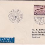 Finnland - FINNAIR 1st-flight Helsinki - Frankfurt a/M. 6.10.57