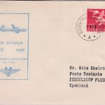 Schweden - SAS 1st-flight Göteborg - Düsseldorf 1.4.58