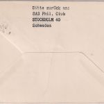 Schweden - SAS 1st-flight Göteborg - Düsseldorf 1.4.58