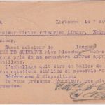 Portugal - 20 R. Ganzsache Lissabon - Ebingen 1907