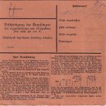 DR-Infla - 2x3 M. Germania/Überdruck u.a. Nachnahme-Paketkarte Sigmaringen 1922