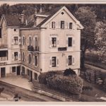 Württemberg - Badenweiler Pension Ehrhardt sw-Foto-AK gelaufen 1936