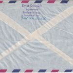 BRD - Heuss I Heftchenblatt 7 Luftpostbrief n. SPANIEN Bonn - Madrid 1959
