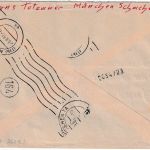 BRD - Heuss Lumogen Teilsatz Eil-Einschreibebrief Schweinfurt - München 1961