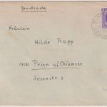 AM-Post - Wolfertsweier ü. Karlsruhe Poststelle I Drucksache n. Prien 23.2.46