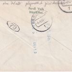 BRD - Karlsruhe FFM-Flughafen Überlandpost Luftpost-Eilbrief n. Berlin 1964