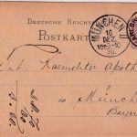 DR - Karlsruhe in Baden 2. 15/12. 80 *a Klaucke-K1 Ganzsache n. München