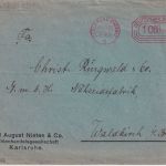 DR-Infla - Karlsruhe 19.10.23 1.000.000 M. Postfreistempel Drucksachenbrief