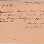 FZ/Baden - (17a) Berghausen 27.8.46 Ra1 hds. "Geb bez" Vermerk Karte n. München