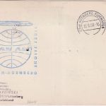 Berlin - PanAM 1st-flight/Schmuckkarte Berlin - Nürnberg 16.6.58