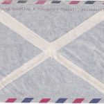 BRD - 2x2+20 Pfg. Heuss I Zusammendruck u.a. Luftpostbrief n. USA Frankfurt 1962