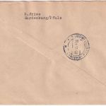 BRD - Heuss Heftchenblatt 4 Eilbrief Hardenburg ü. Bad Dürkheim 29.4.55