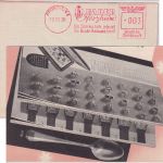 DR - Pforzheim 1938 3 Pfg. AFS "Bader-Katalog" Werbedrucksache n. Wittingen
