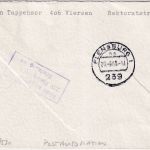 BRD - Pforzheim 1.9.65 1. autom. Briefverteilanlage Masch.werbestpl. Brief