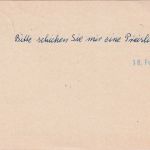 BRD - Pforzheim Schmuck und Uhren 17.2.63 aptierter Handwerbestempel Ganzsache