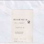 BRD - ABAS Versuch 100 Pfg. Brief Pforzheim - Berlin 29.7.96