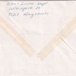 BRD - 2x500 Pfg. SWK Wertbrief Königsbach-Stein - Hamburg 1995