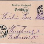 Baden - Pforzheim Gruss vom Seehaus Farblitho gelaufen 1902