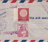 BRD - TWA 1st-flight Polarroute Frankfurt - Los Angeles 27.10.58