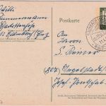 BRD - Calmbach 11.4.62 aptierter Handwerbestempel 10 Pfg Ganzsache n. Ingolstadt