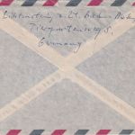 BRD - 1 DM Heuss I Luftpostbrief n. USA Baden-Baden - Baltimore 1960
