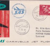 Schweden - SAS 1st-flight Jet Caravelle Stockholm - München 16.5.59