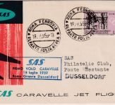 Italien - SAS 1st-flight Rom Düsseldorf 18.7.59