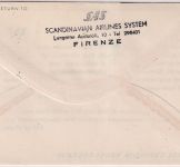 Italien - SAS 1st-flight Rom Düsseldorf 18.7.59