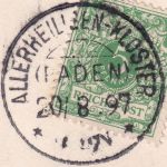 DR - Allerheiligen Kloster (Baden) 1897 KOS entspr. Mehrbild-Farblitho