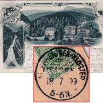 DR - Allerheiligen Kloster (Baden) 1899 KOS Mehrbild-Mondscheinlitho n Stuttgart
