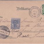Baden - Bad Griesbach "Gruss aus..." Mondscheinlitho gelaufen 1898