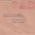 DR - Berlin 1935 3 Pfg. AFS Reichswirtschaftskammer Drucksache n. Leipzig